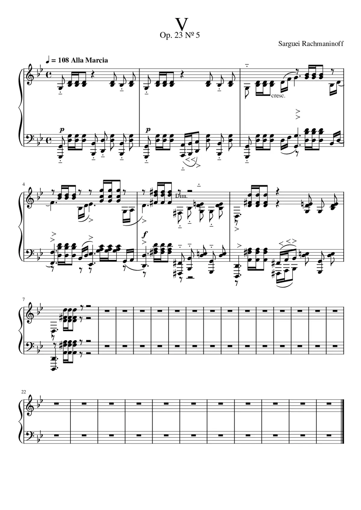 10 Preludes Op.23 - Page 1