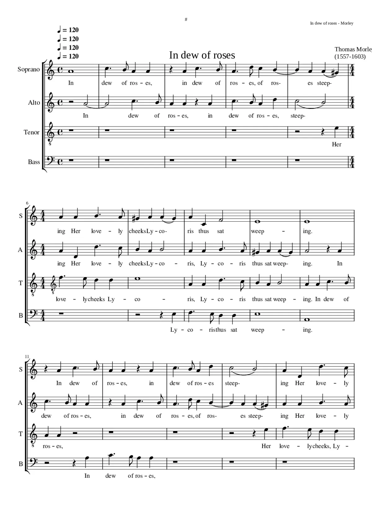 In dew of roses - Page 1