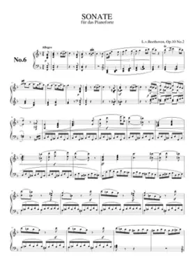 Piano Sonata No.6 Op.10 No.2