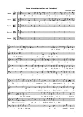 Ecce advenit dominator Dominus