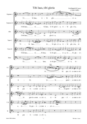 Tibi laus, tibi gloria
