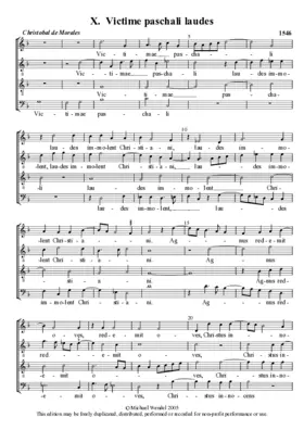 Victimae paschali laudes a 4