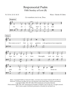 Psalm 51 for Lent 5-B