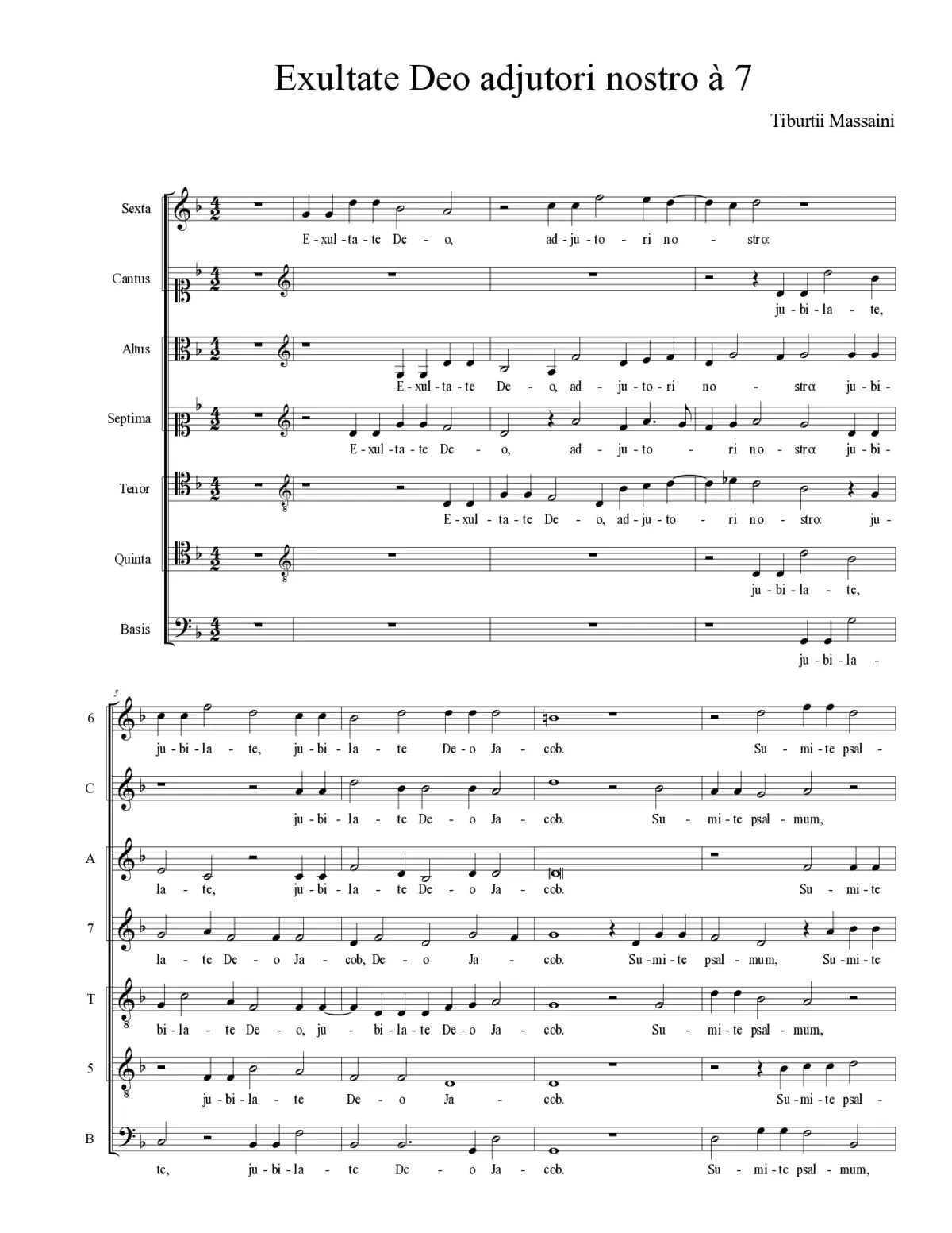 Exultate Deo - Page 1