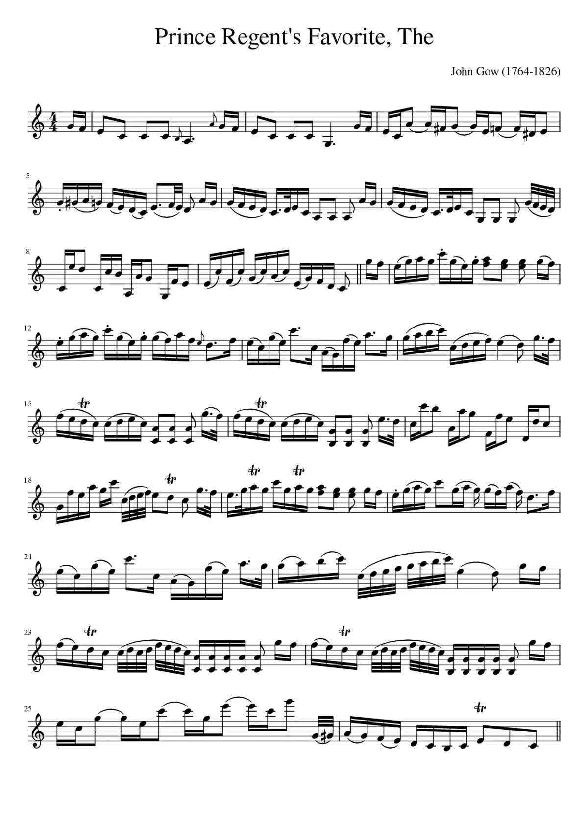 The Prince Regent's Favorite - Page 1