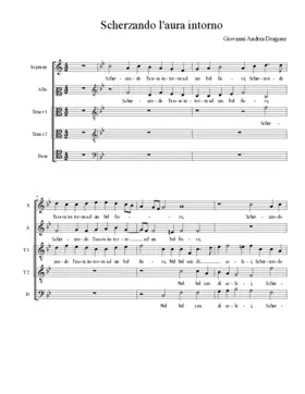 Scherzando l'aura intorno