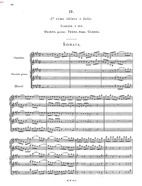 Olinto pastore, Tebro fiume, Gloria