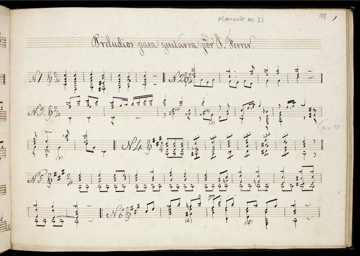 21 Preludios para Guitarrra - Page 1