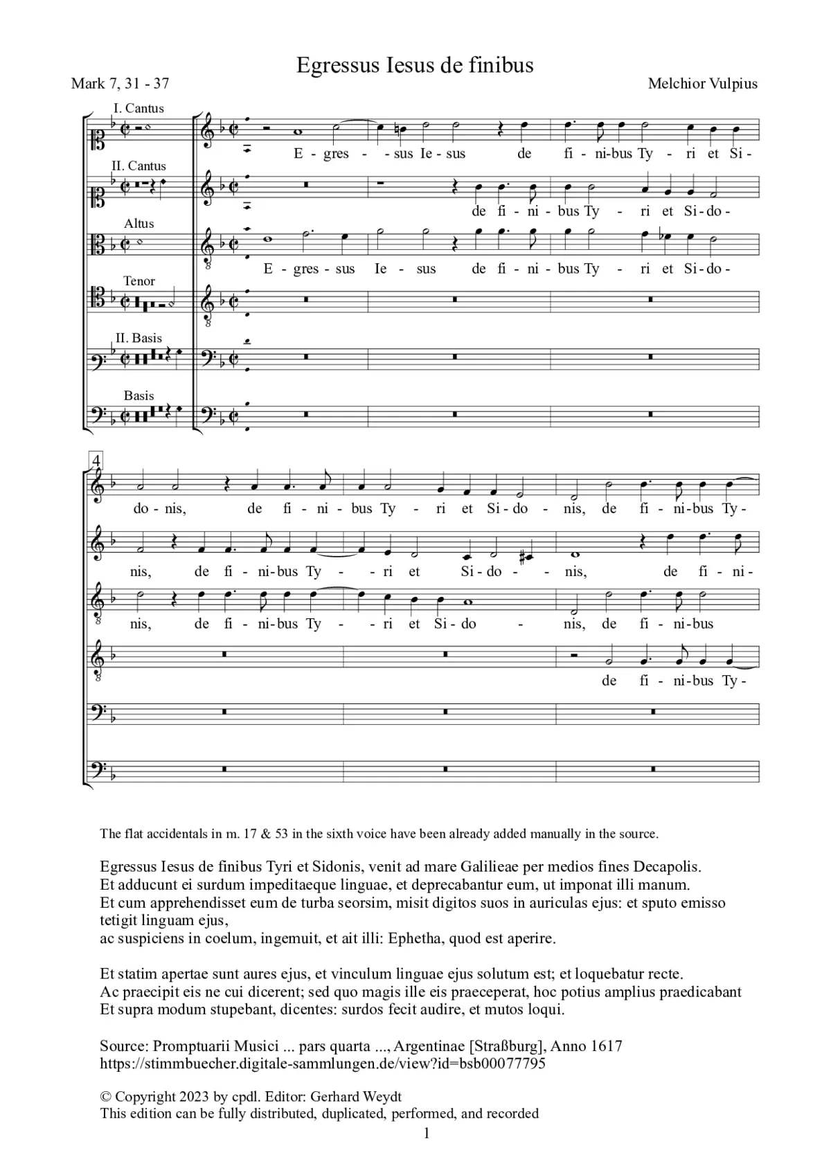 Egressus Iesus - Page 1