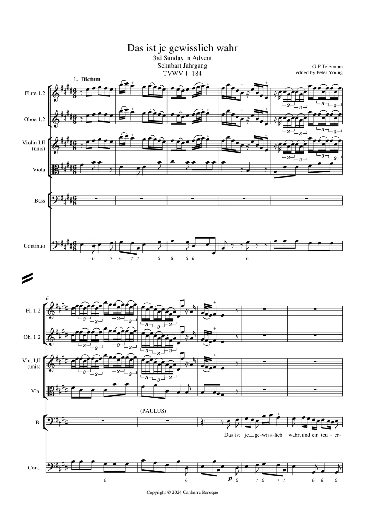 Das ist je gewisslich wahr - Page 1
