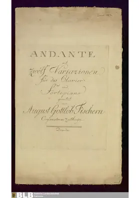 12 Variations on an Andante