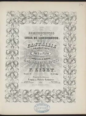 Réminiscences de 'Lucia di Lammermoor'