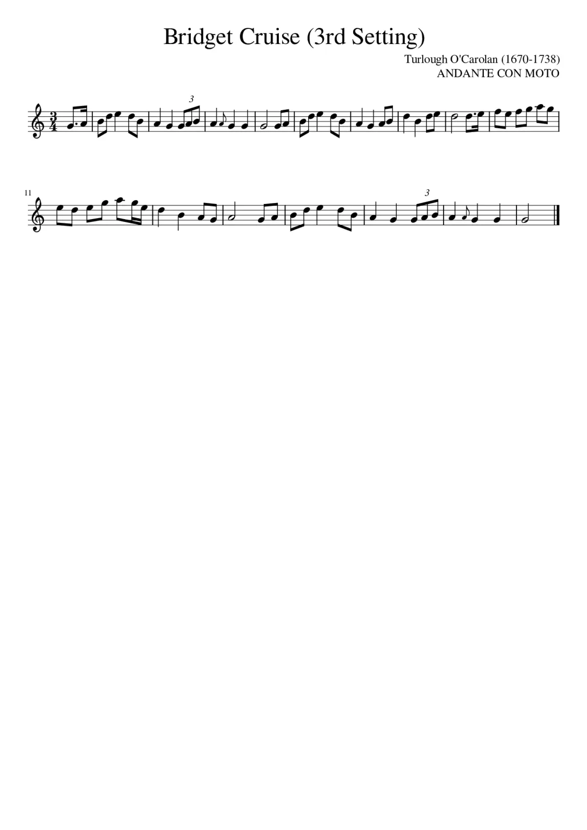 Bridget Cruise - Page 1