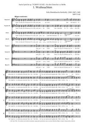 Weihnachten, Op. 79, No. 1