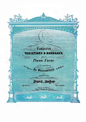 Fantaisies, variations et rondeaux sur 'La Sonnambula'