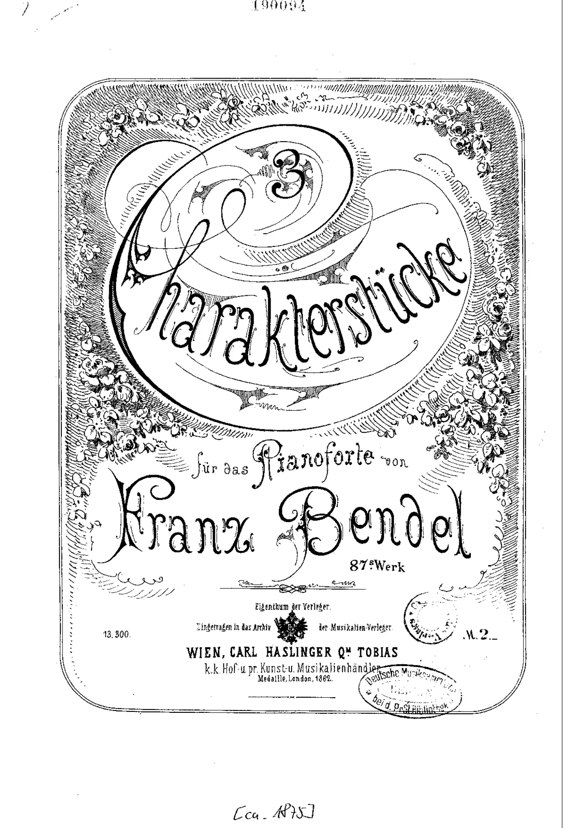 3 Charakterstücke - Page 1