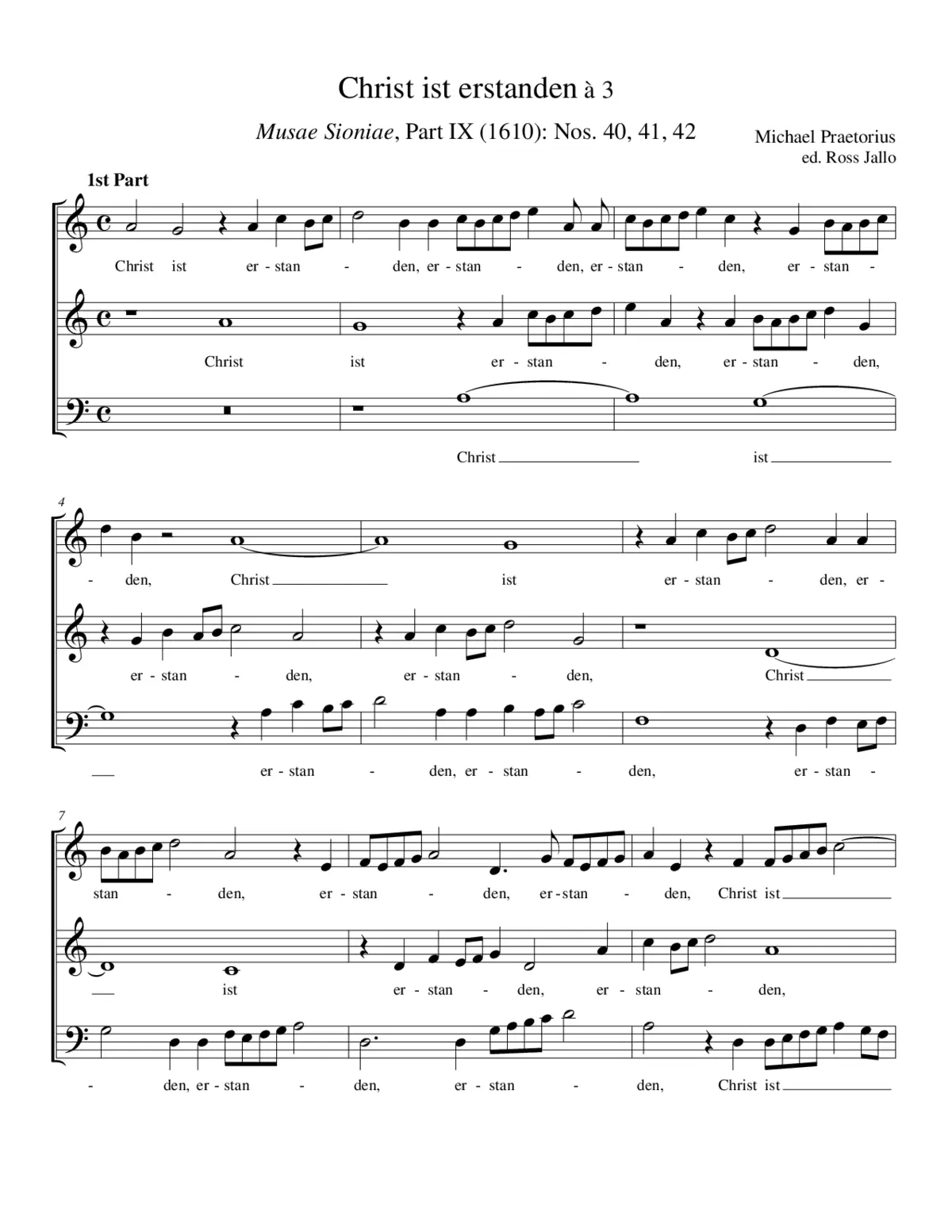 Christ ist erstanden a 3 - Page 1