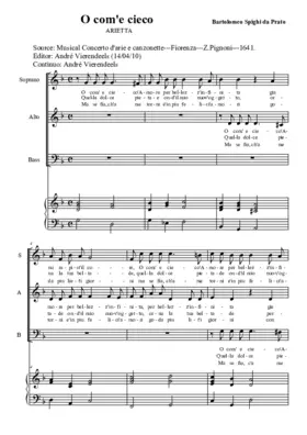 O come è ciecco amore