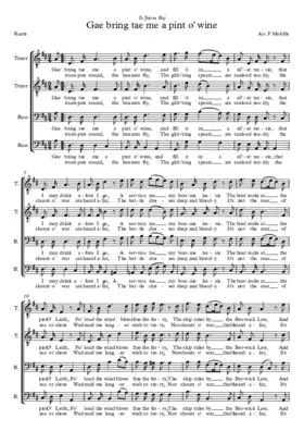 Gae bring tae me a pint o' wine