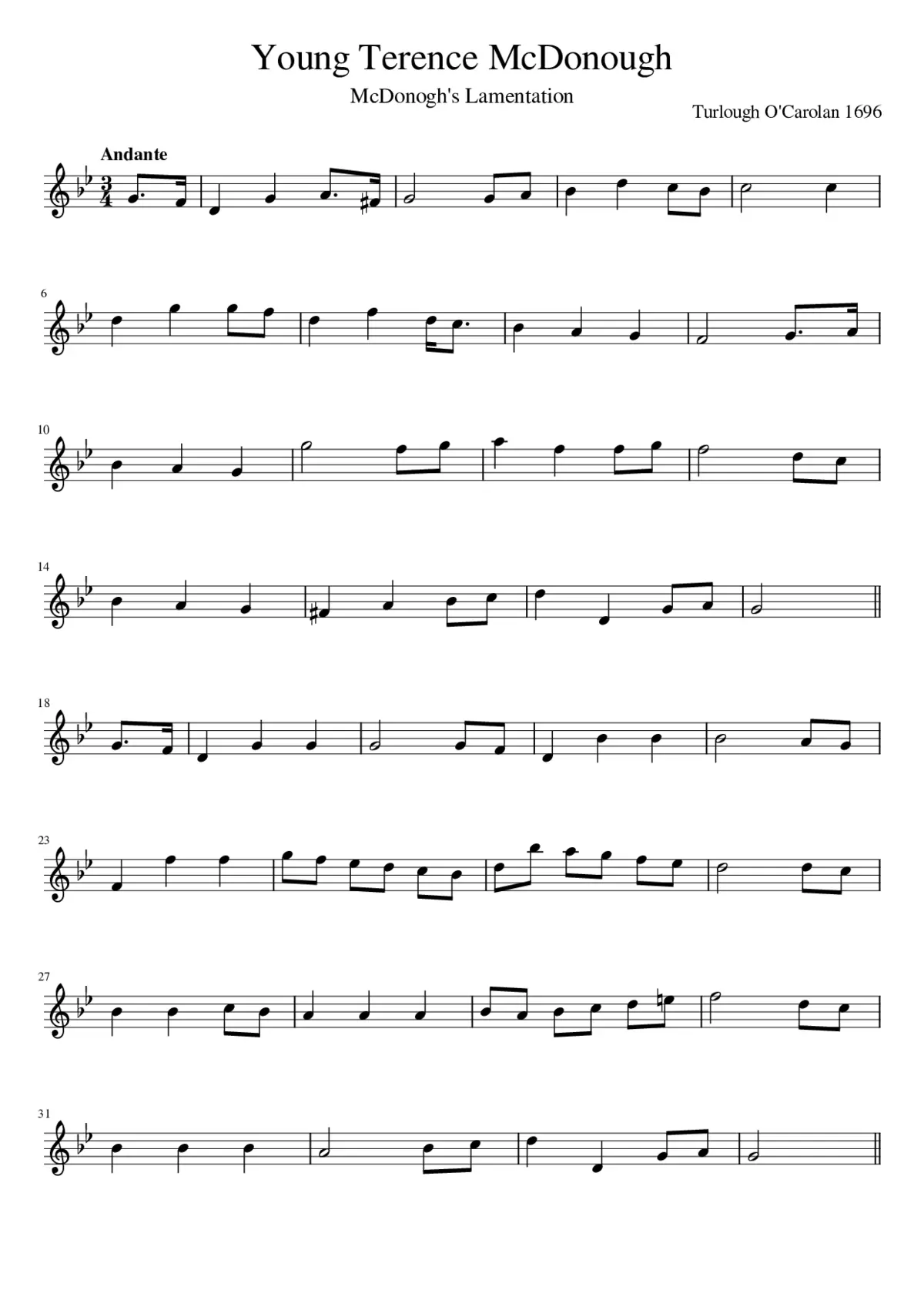 Young Terence McDonough - Page 1