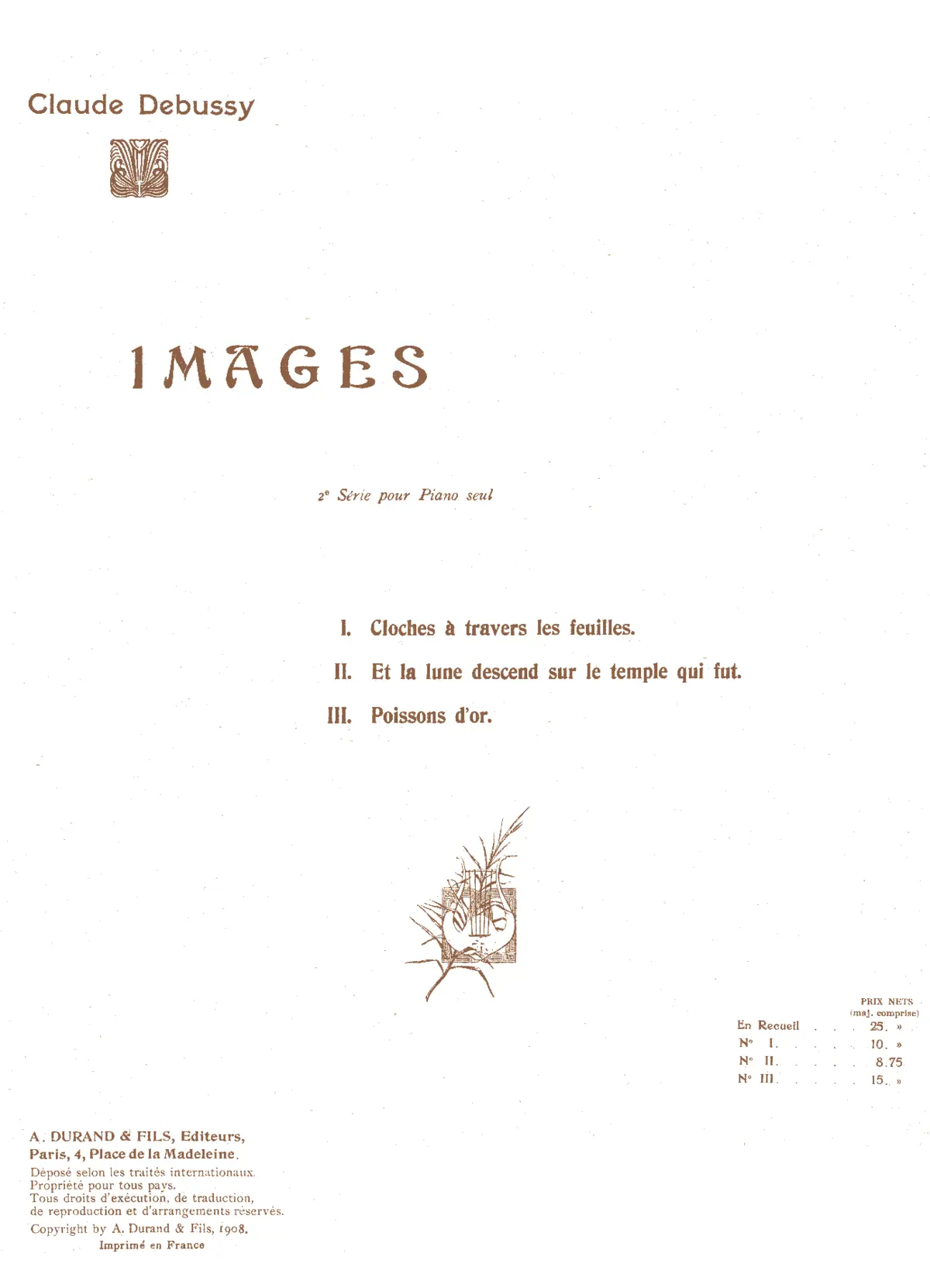 Images (Deuxième Série) - Page 1