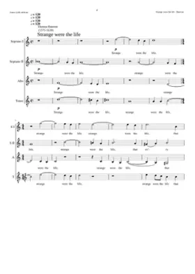 Strange were the life