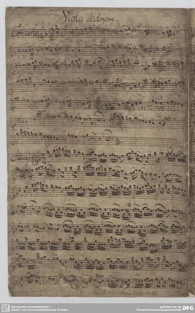 Concerto for Viola d'amore, Oboe d'amore and Flute