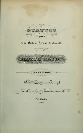 String Quartet in D major