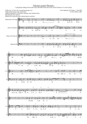 Salutat mater domini