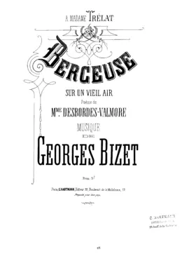 Berceuse (sur un vieil air)