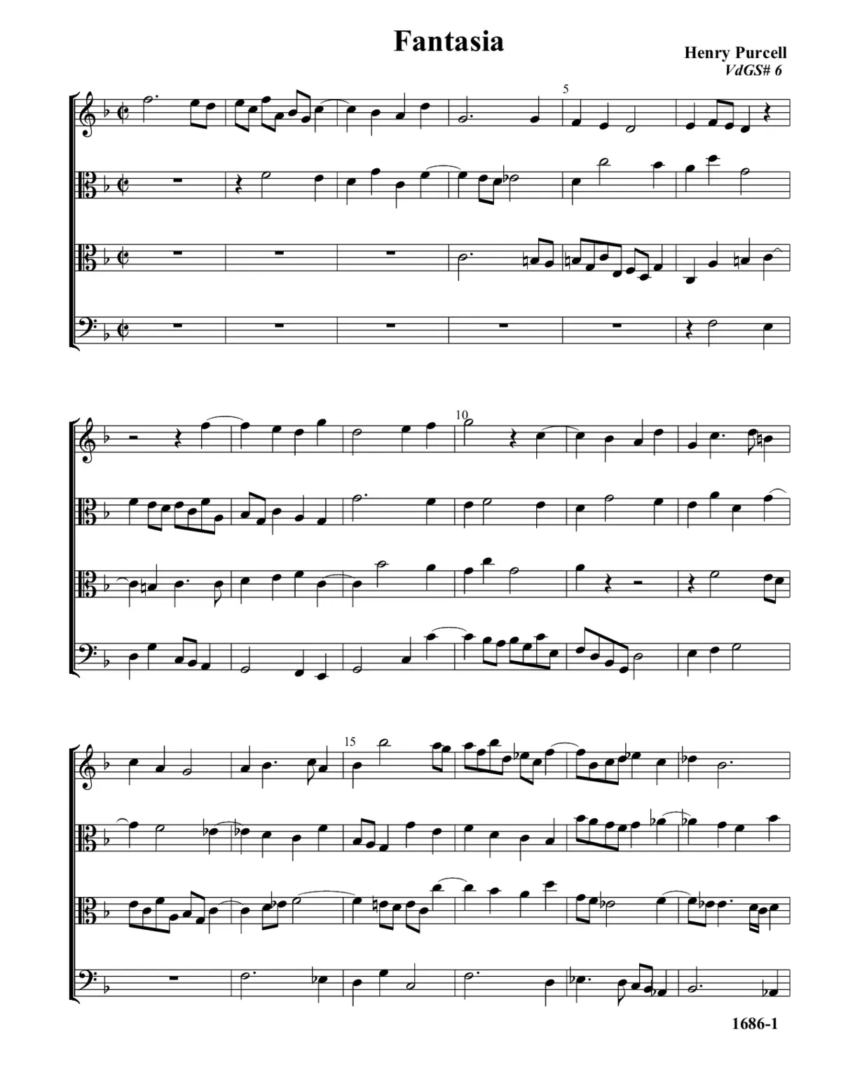 Fantasia in F major - Page 1