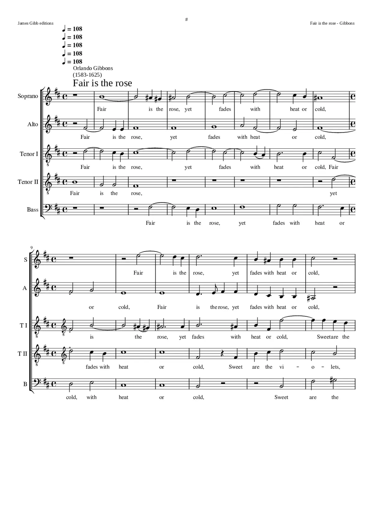 Fair is the rose - Page 1