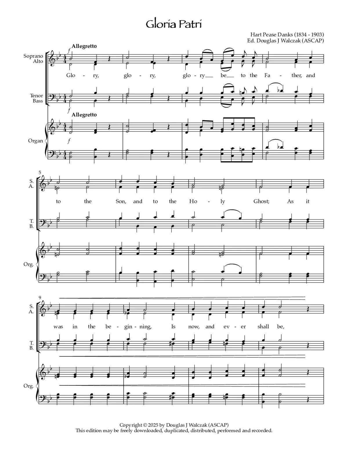 Gloria Patri - Page 1