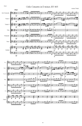 Cello Concerto in D minor