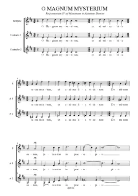 O magnum mysterium