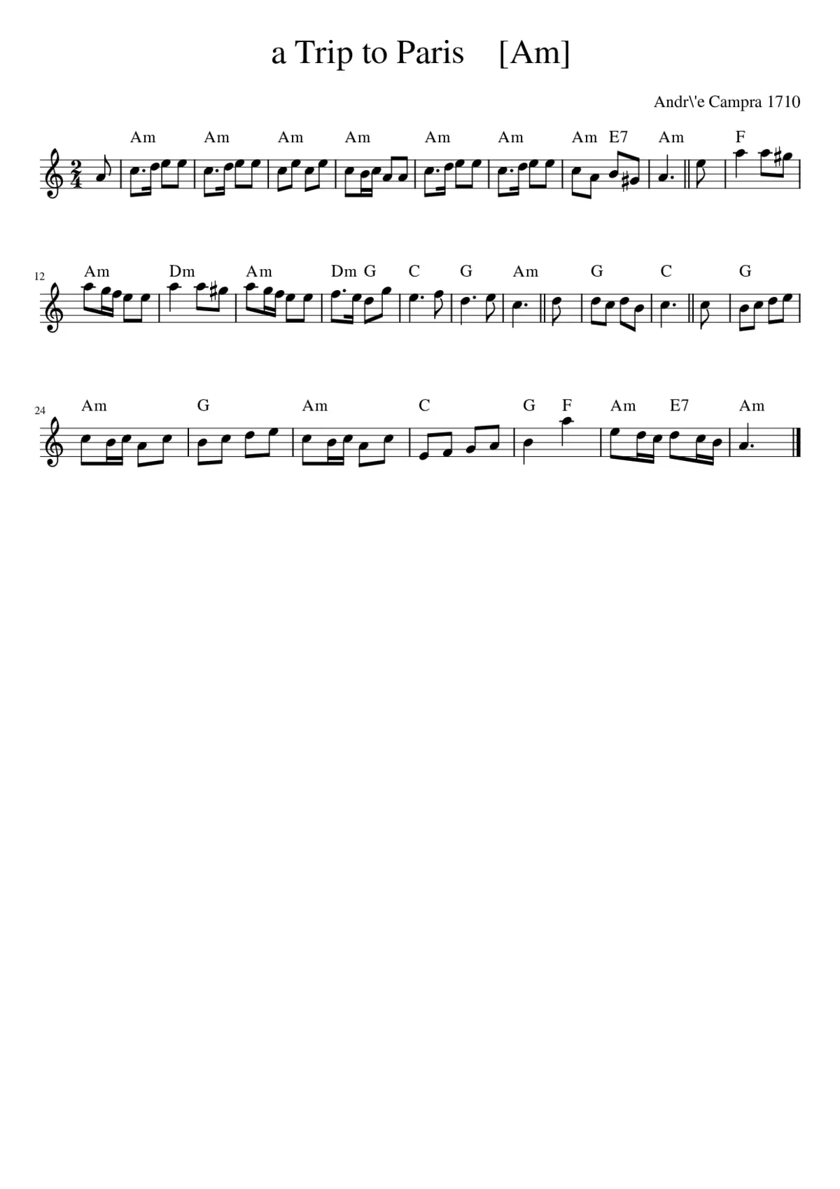 A Trip To Paris - Page 1