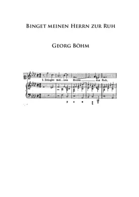 Bringet meinen Herrn zur Ruh