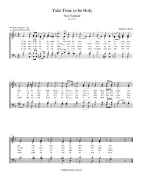 Take time to be holy