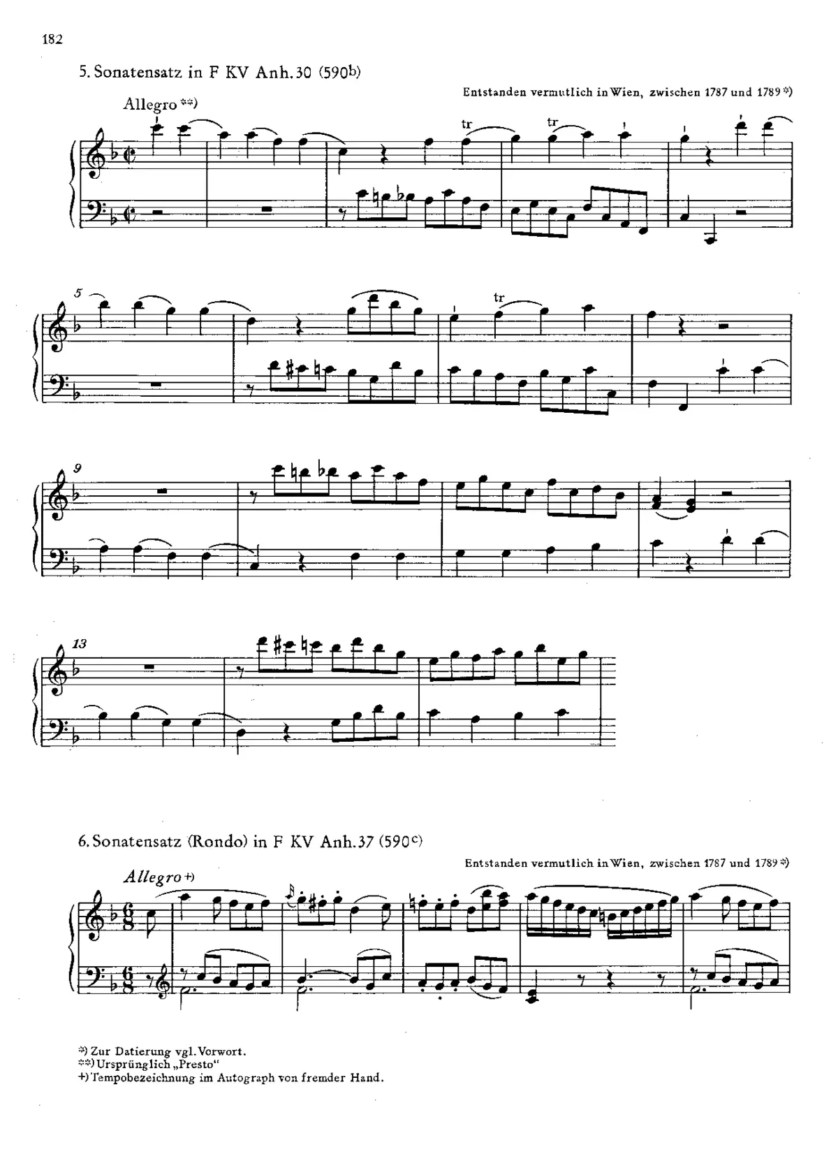 Piano Sonata in F major - Page 1