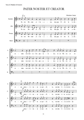 Pater noster et Creator
