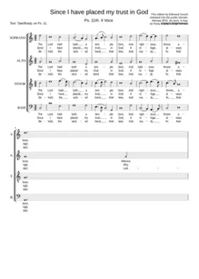 Since I have placed my trust in God