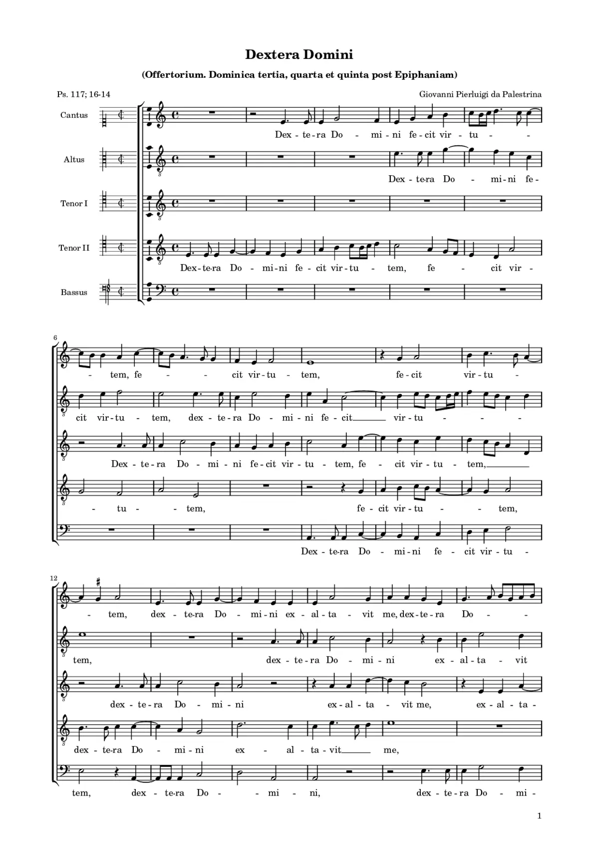 Dextera Domini - Page 1