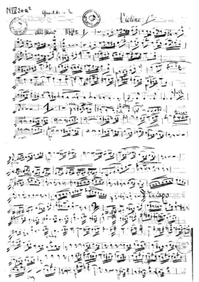 String Quartet in D major