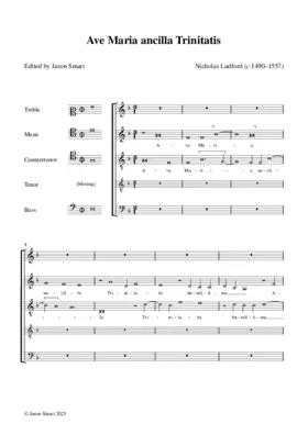 Ave Maria ancilla Trinitatis