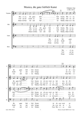 Musica, die ganz lieblich Kunst