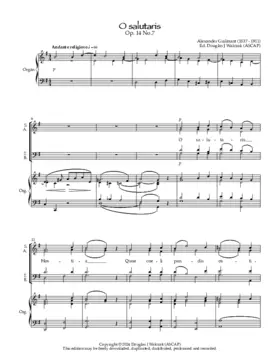 O salutaris hostia in No. 2 in G