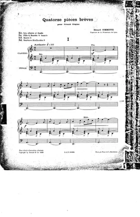 14 Piéces brèves pour Grand Orgue