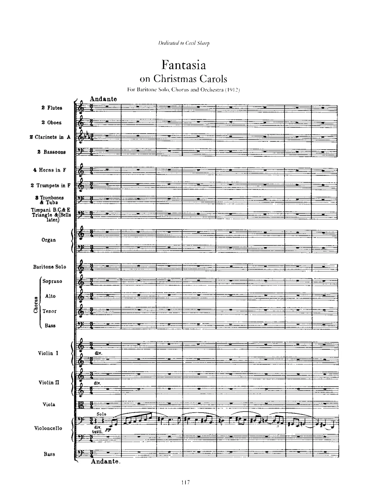 Fantasia on Christmas Carols - Page 1