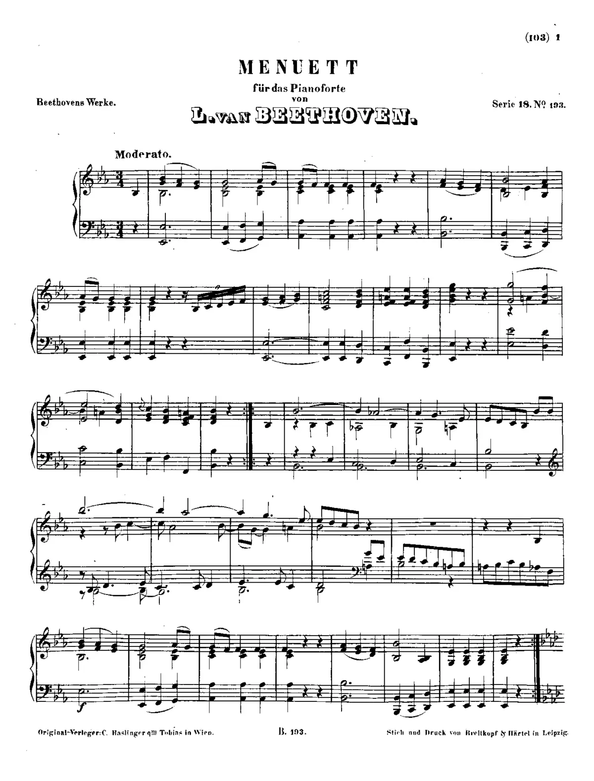 Minuet - Page 1