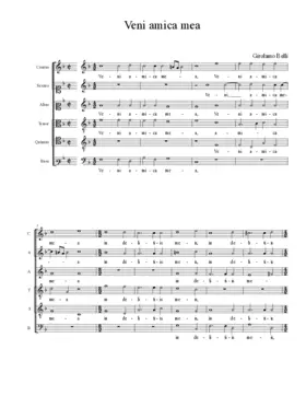Veni amica mea